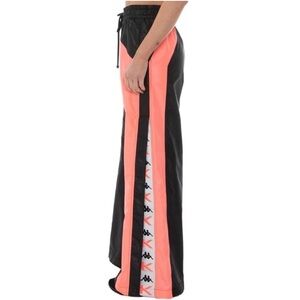 NWT Koral X Kappa Wide Leg Side Slit Sporty Athlesiure Pant Verona Zephyr